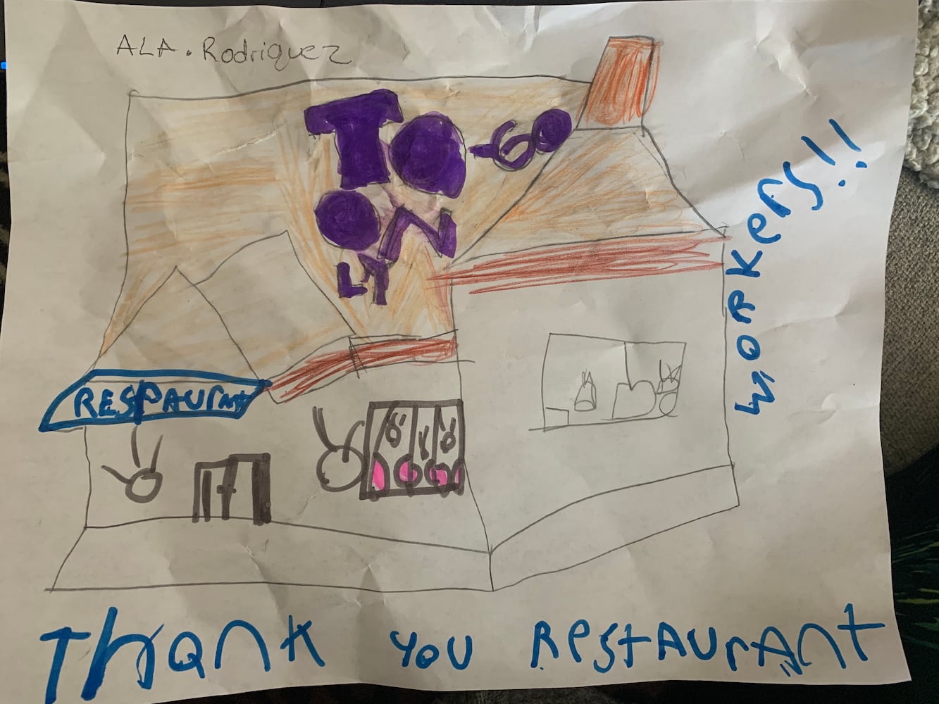 Art from the Heart: Kids thank front-line workers