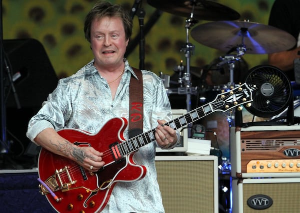 Rick Derringer on July 10, 2010, when he performed with Ringo Starr & His All Starr Band at Chastain Park Amphitheatre in Atlanta. (ROBB D. COHEN / www.robbsphotos.com)