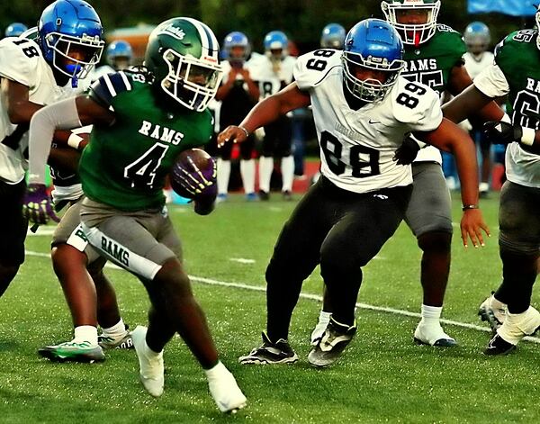 Laron Jones ran for 171 yards and two touchdowns against King and is Arabia Mountain's top rusher.