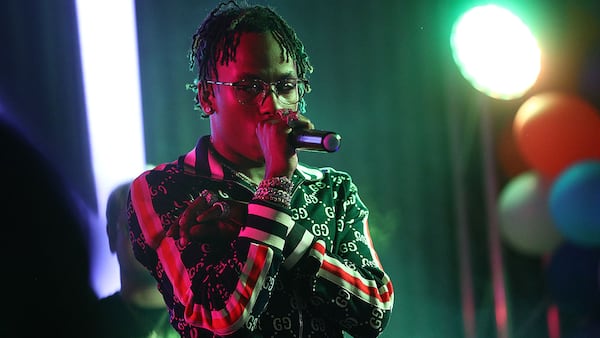 Rapper Rich The Kid performs during boohooMAN Presents Illuminate Festival at At The P on June 11, 2018 in Los Angeles, California.  (Photo by Frederick M. Brown/Getty Images)