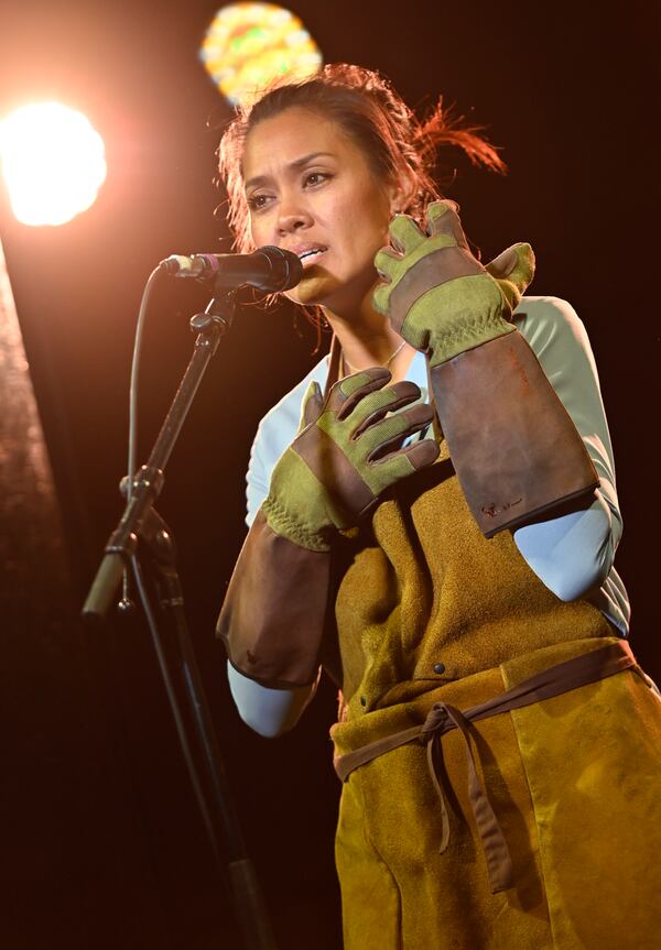 Jewl Carney performs in the musical "Working," a production of the Alliance Theatre.
Courtesy of Greg Mooney