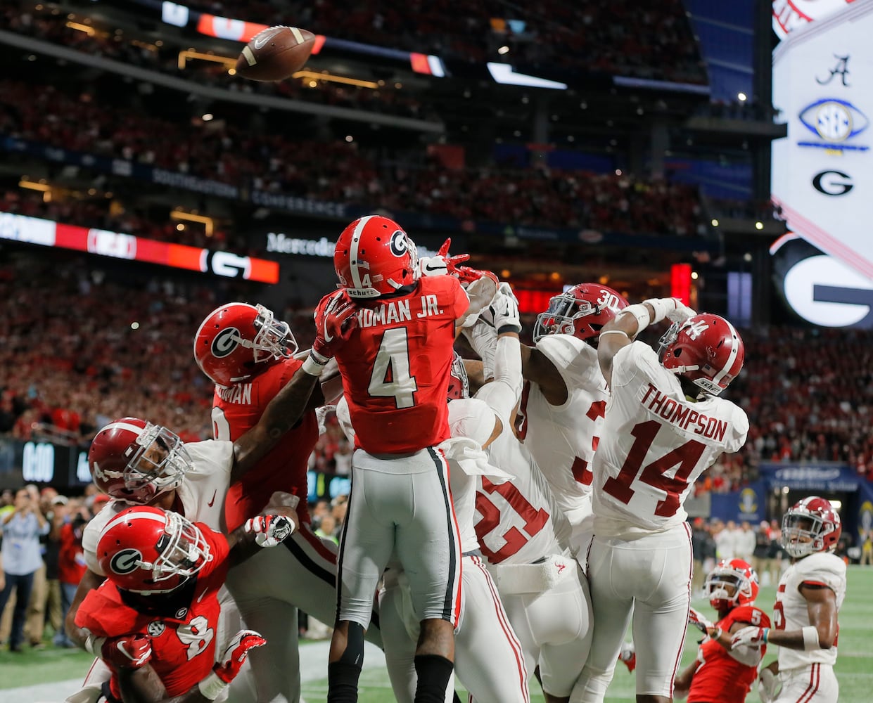 Photos: Bulldogs fall to Alabama in SEC Championship game