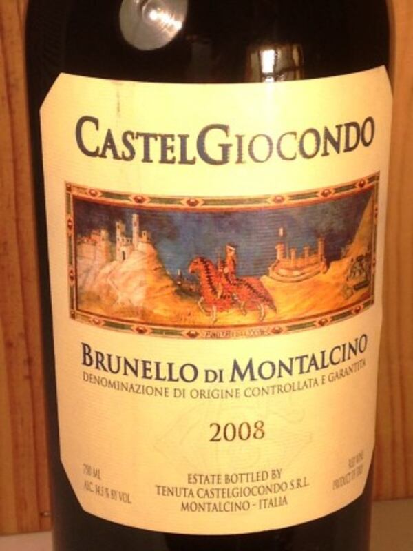 2008 Castel Giocondo Brunello di Montalcino, Italy