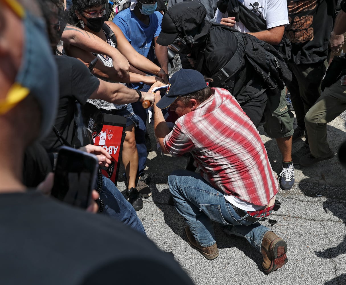 Stone mountain protest