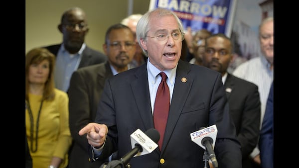 
              John Barrow  in Augusta, Ga., in November 2018. In April 2019, Barrow announced he’s running for a seat on the Georgia Supreme Court. (Michael Holahan/The Augusta Chronicle via AP)
            