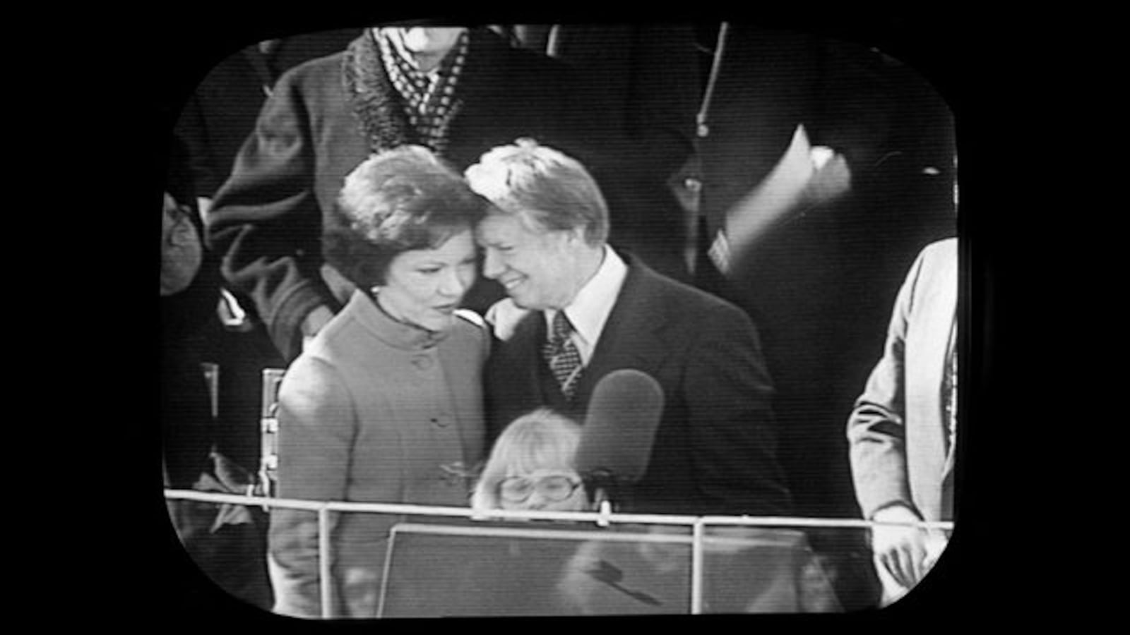 U.S. President Jimmy Carter makes his inaugural speech after being sworn in on January 20, 1977 on the East Portico of the U.S. Capitol, (Photo by David Hume Kennerly/Getty Images)