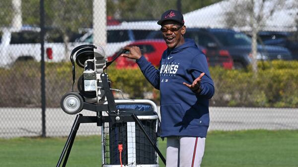 Ron Washington and his trademark smile during 2023 spring training.