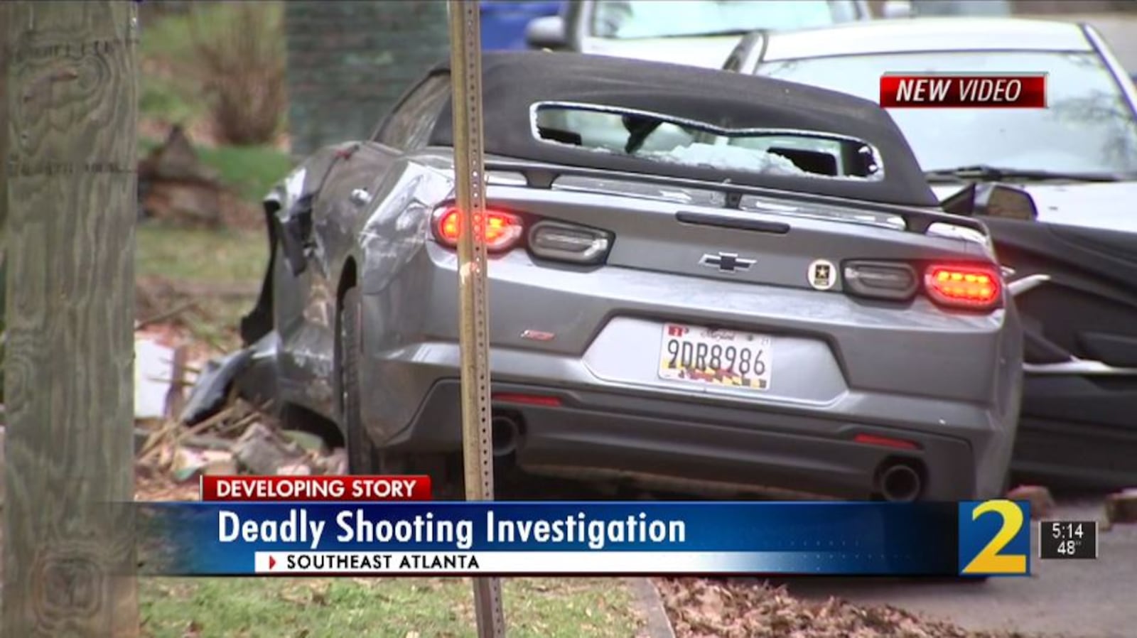 A man driving a stolen car was shot and killed by a Georgia State Patrol trooper Thursday afternoon in Atlanta’s Edgewood neighborhood.