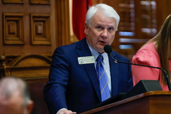 House Speaker Jon Burns at the Georgia State Capitol on Feb. 29, 2024. (Miguel Martinez/The Atlanta Journal-Constitution/TNS)