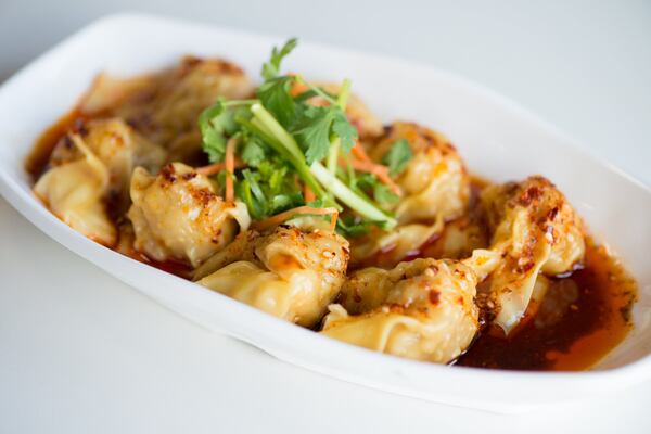  Szechuan Steam Wonton small plate. Photo credit- Mia Yakel.