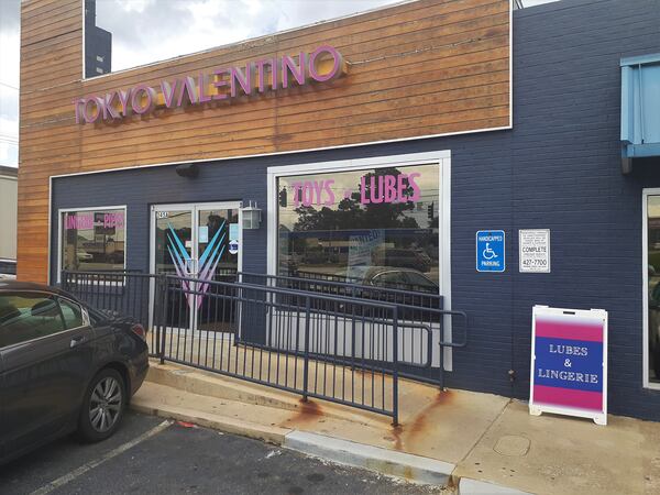 Cars were parked outside the Tokyo Valentino at 345 Cobb Parkway South in Marietta on Thursday, June 24, 2021. (Photo by Matt Bruce/for the AJC)