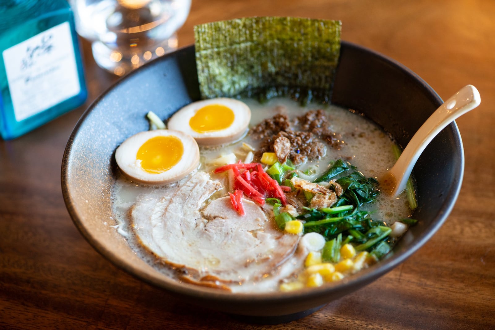 Hotto Hotto Ramen & Teppanyaki’s Tonkotsu Ramen brings together braised pork belly and much more. CONTRIBUTED BY MIA YAKEL