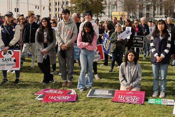 Anti-abortion participants at the "March for Life" in Atlanta last week were split over the Alabama Supreme Court's ruling on frozen embryos.