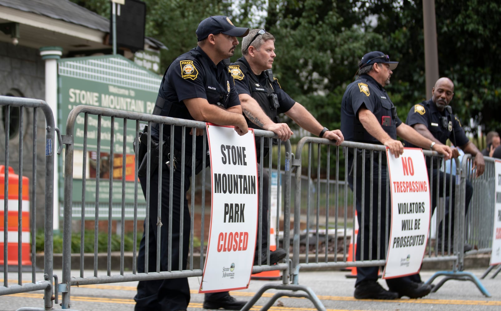 Stone mountain protest