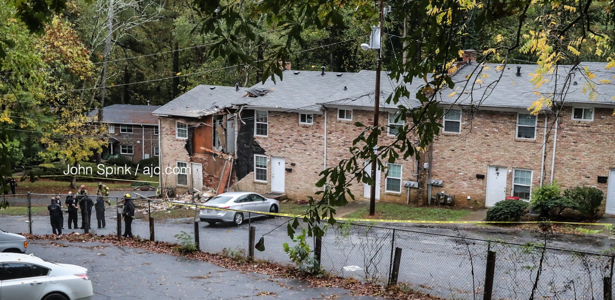 PHOTOS: Plane hits townhome complex in DeKalb County