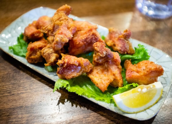 Chicken karaage at Yebisuya Ramen is perfectly crispy. CONTRIBUTED BY HENRI HOLLIS