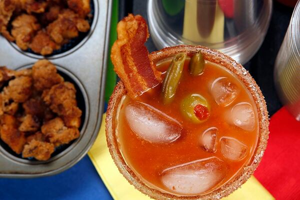 Bacon bloody mary. (Glenn Koenig/Los Angeles Times/TNS)