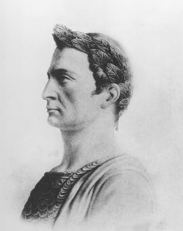 This is an undated sketch of Julius Caesar, the Roman general and statesman who is known as “The Father of Leap Years.”