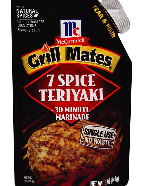 McCormick recently launched a line of single-use marinades.