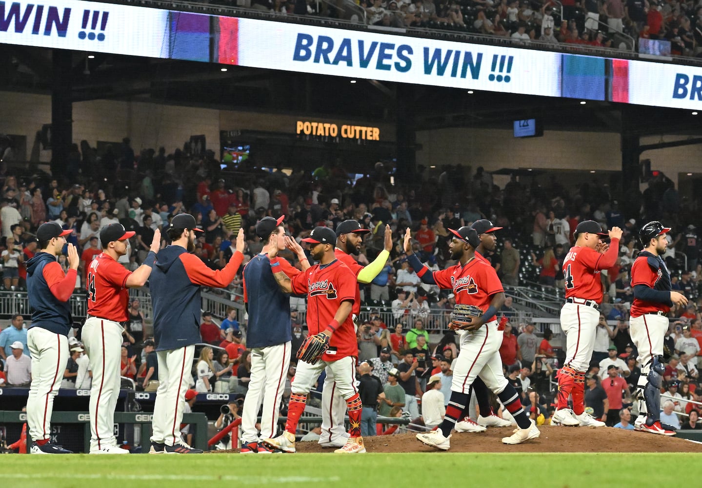 Braves-Angels Friday photo