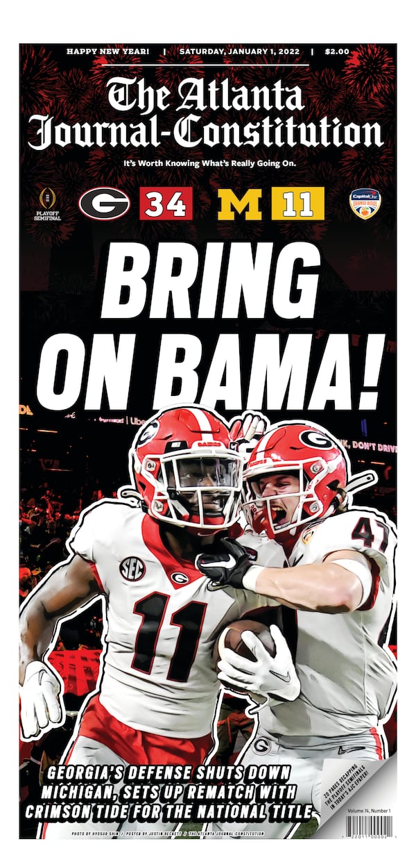 ‘Bring on Bama!’ - Special coverage of the Orange Bowl in Saturday Atlanta ePaper