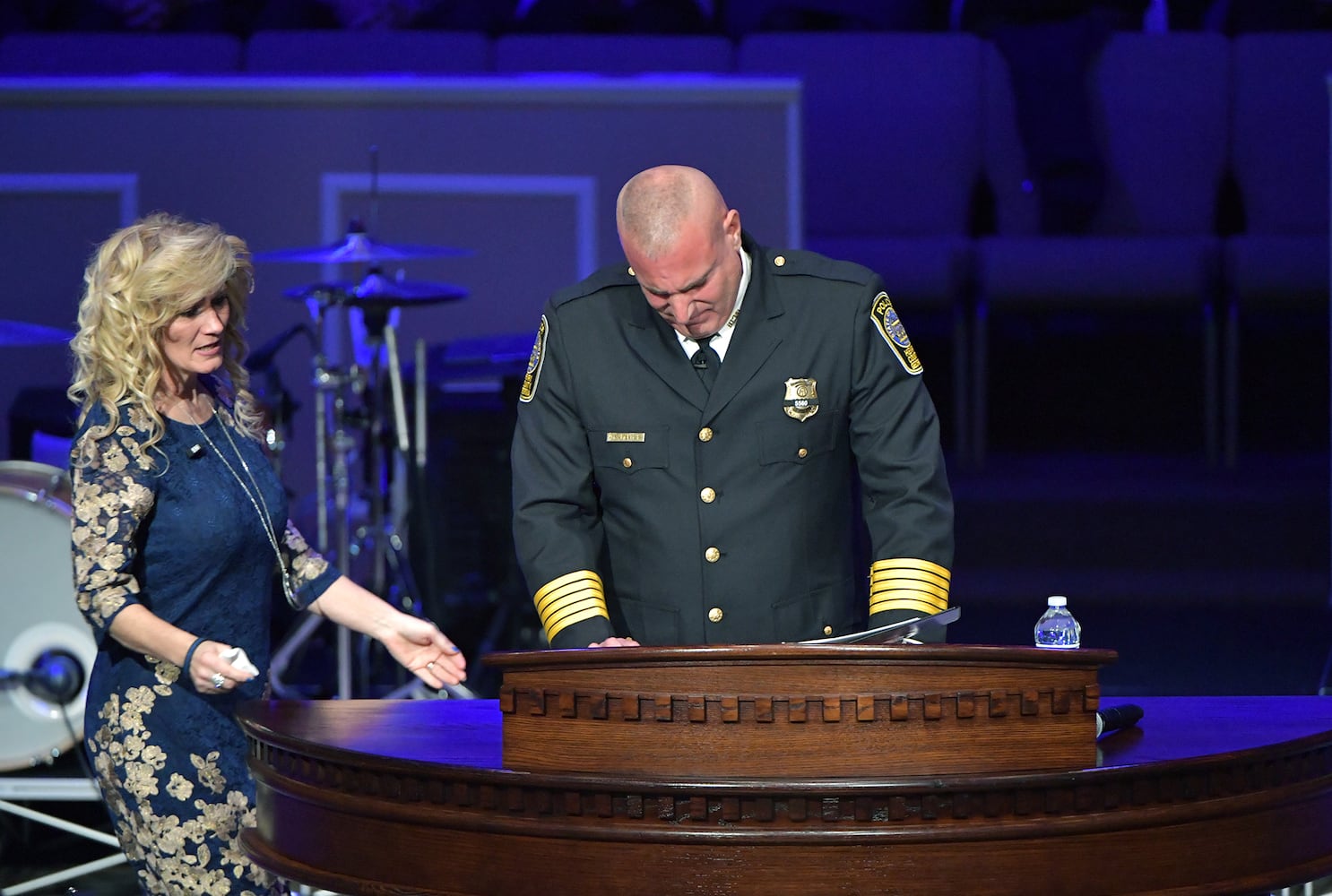 Photos: The funeral for Henry officer Michael Smith