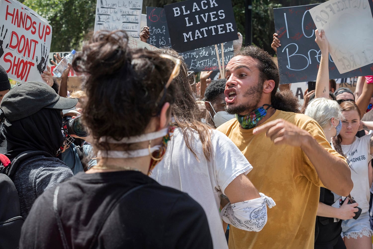 Photos: Protesters peacefully march in Savannah