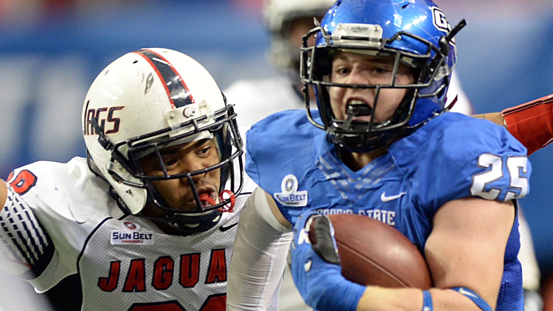 B.J. Clay, Georgia State: Cornerback from Dacula tied team lead with three interceptions last season. He earned his degree in psycology in May 2017.