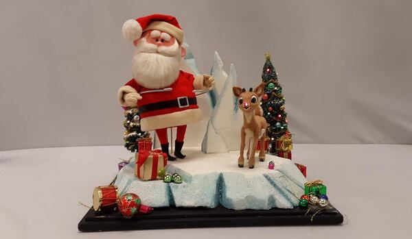 Santa Claus and Rudolph spent years in a toy basket, as decorations and as children's playthings, before they were recognized as the cultural icons that they are. Courtesy Center for Puppetry Arts