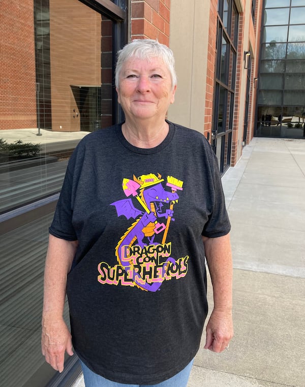 Carolyn Shipman has been involved with the Dragon Con Superheroes since 2014. Courtesy of Greg Euston