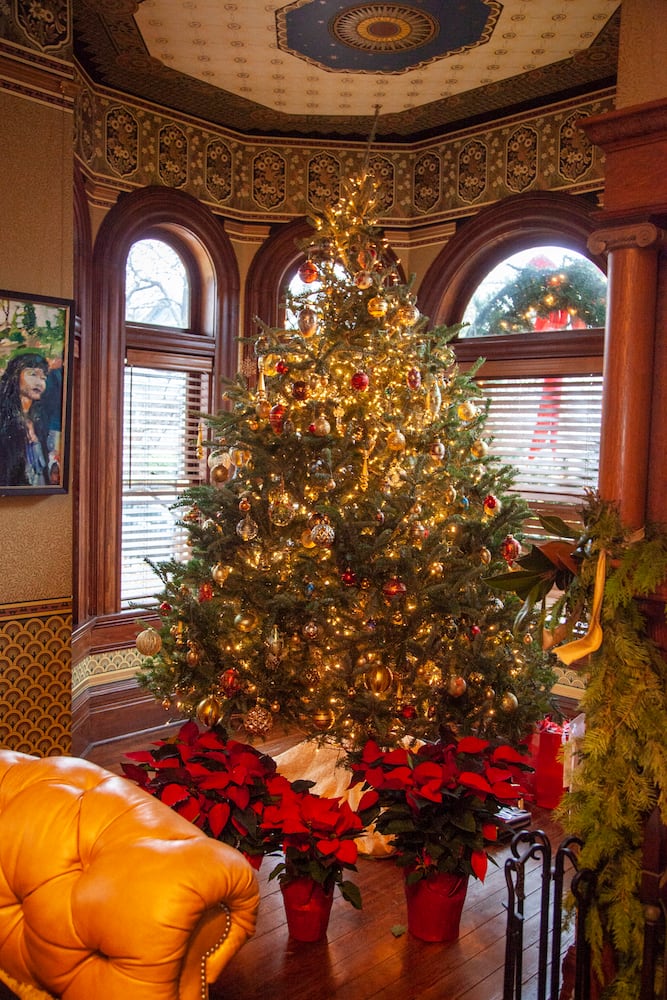 Photos: Victorian-style home displays 19th century character, colorful Christmas decorations