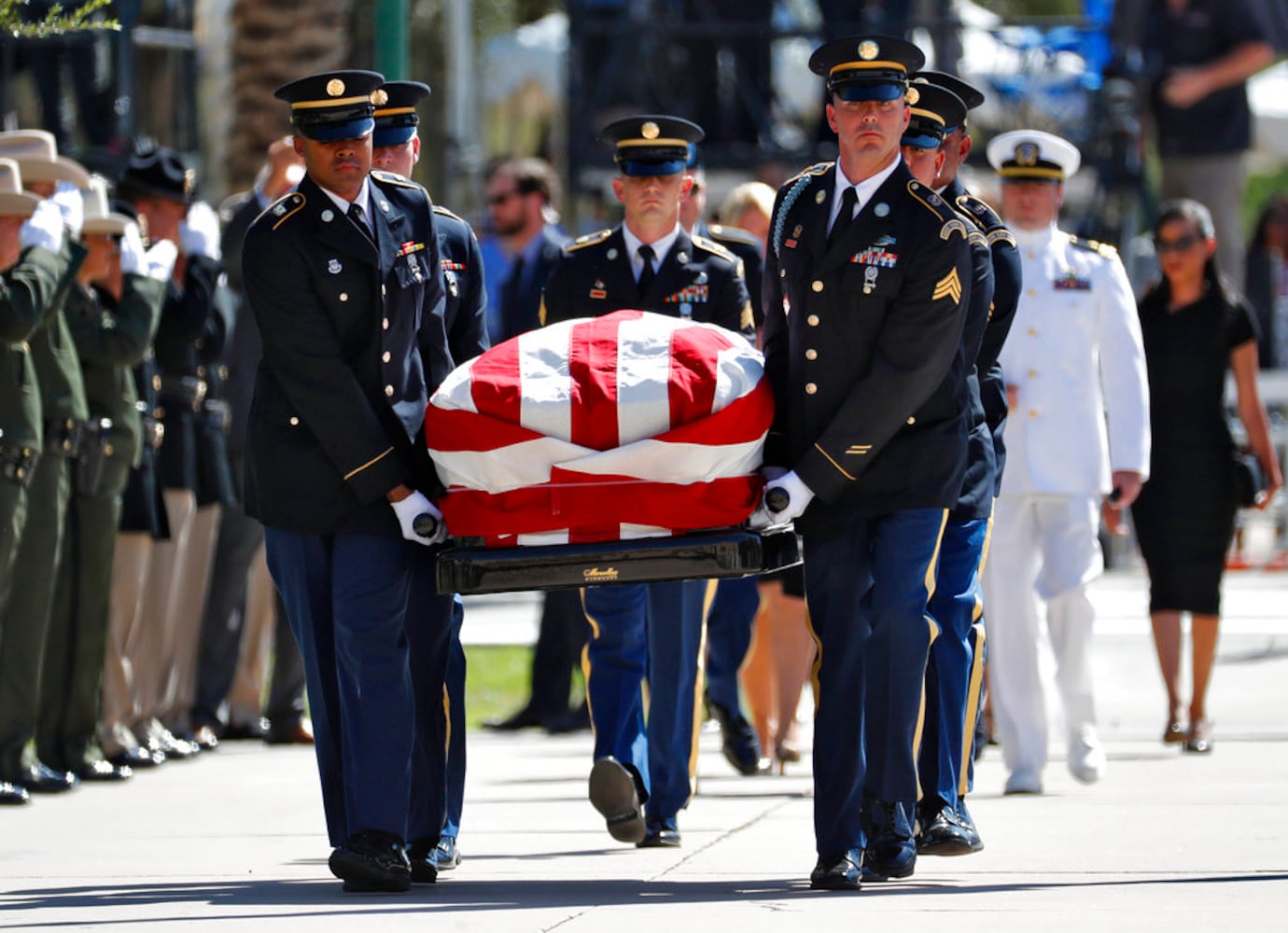 Photos: Sen. John McCain lies in state in Arizona Capitol