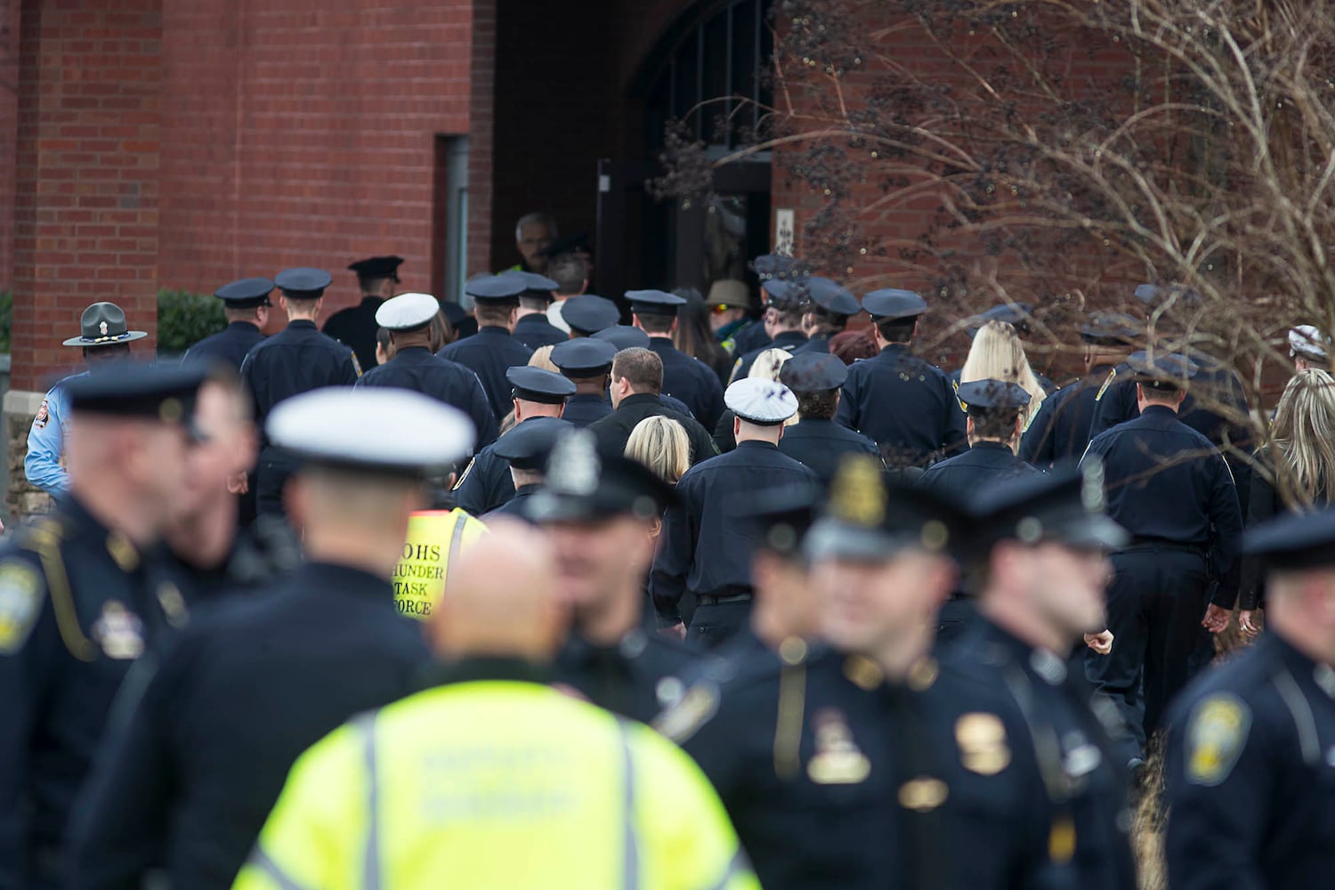 Photos: The funeral for Henry officer Michael Smith