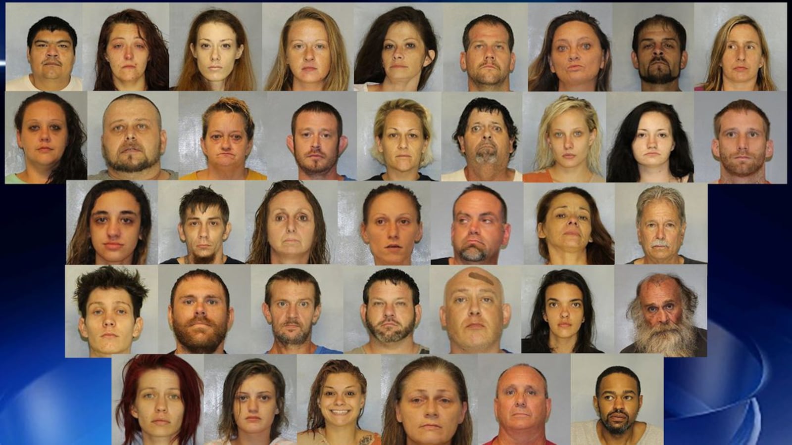 More than 50 people were arrested in  a monthslong GBI investigation into heroin and methamphetamine sales across northeast Georgia.