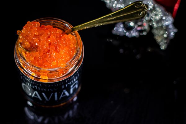 Rainbow trout caviar 
(Courtesy of Anna Eason)