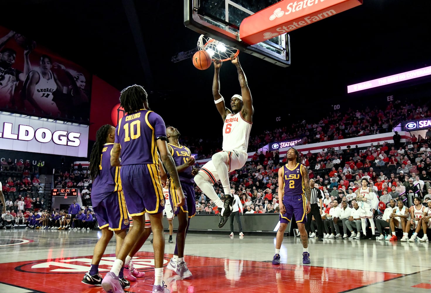 Georgia vs LSU basketball 