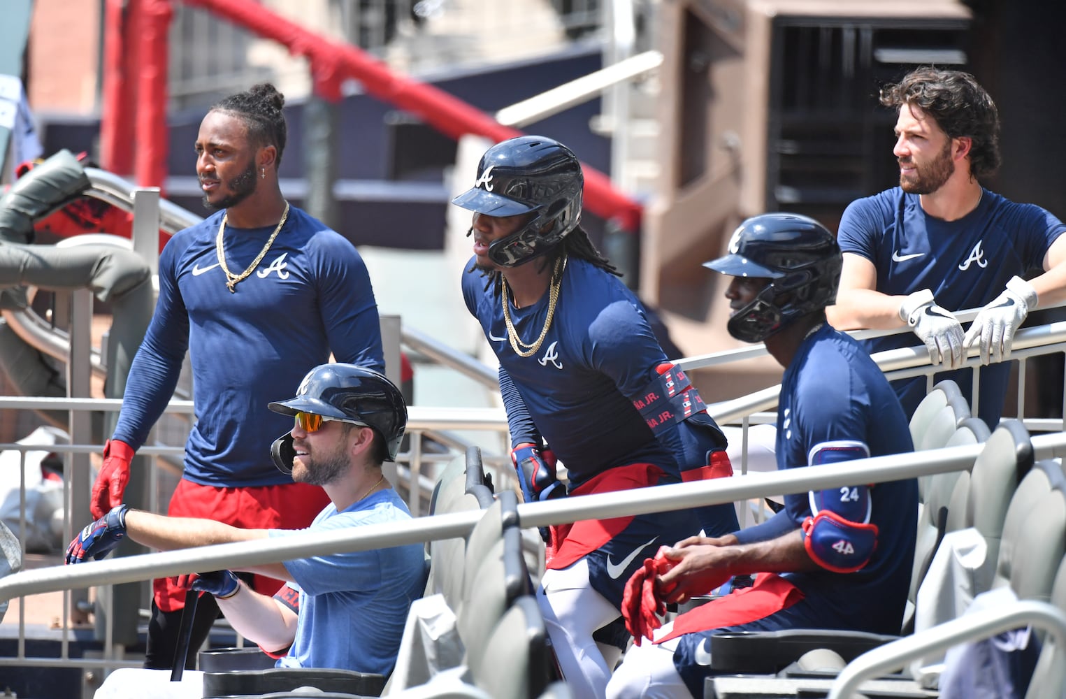 Photos: Braves continue workouts