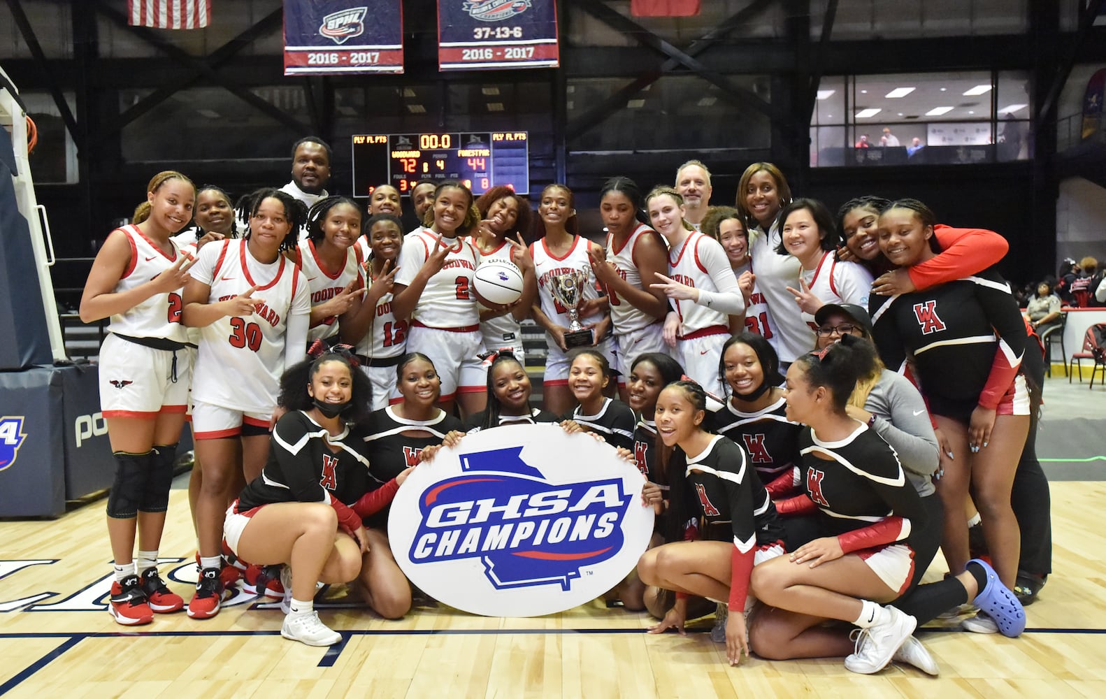 GHSA basketball finals: Forest Park vs. Woodward Academy girls