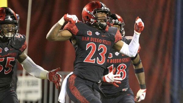 Darren Hall had the reputation of a playmaker at San Diego State. (Associated Press)