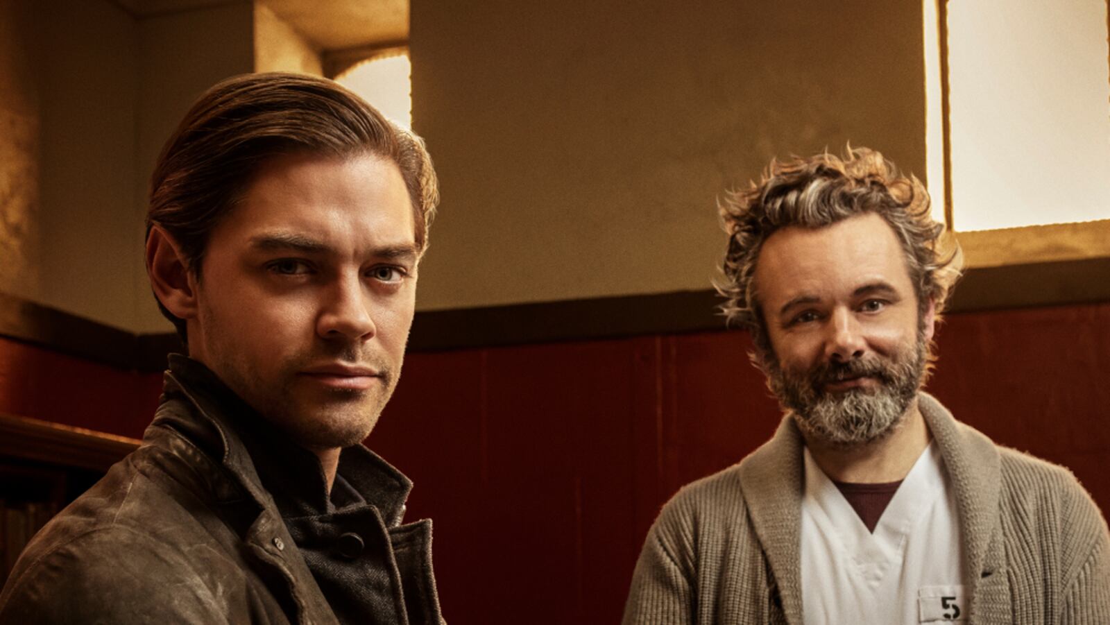 PRODIGAL SON: L-R: Tom Payne and Michael Sheen in PRODIGAL SON, premiering this fall on FOX. Â© 2019 FOX MEDIA LLC. Cr: David Giesbrecht / FOX.