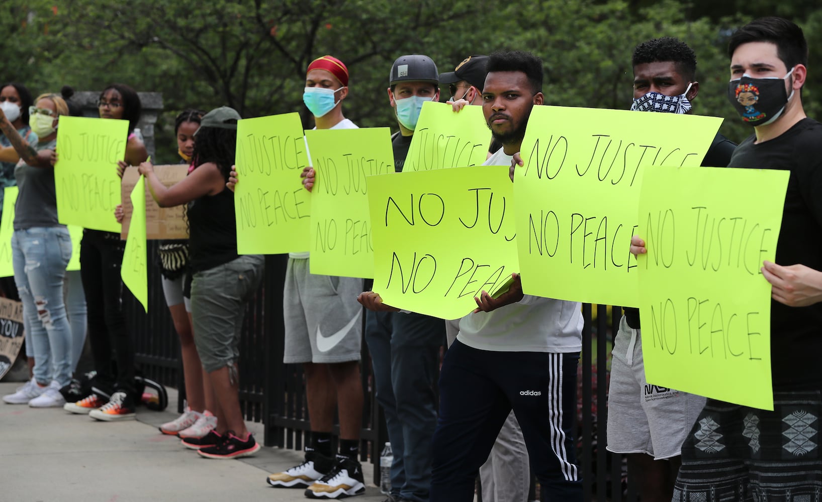 PHOTOS: Protesters gather across metro Atlanta