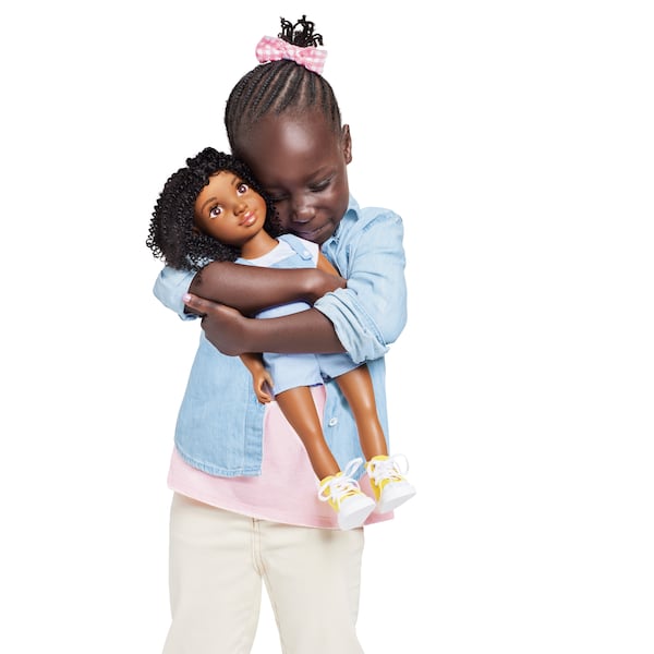 Little girls can see themselves reflected in a curly, textured hair doll named Zoe by Healthy Roots Lifestyle.