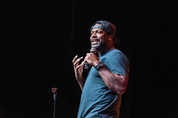 Chris Tucker made a surprise appearance September 18, 2020 at Center Stage for the first socially distanced Best of Atlanta Comedy Showcase. CR: HillyMonster Photography