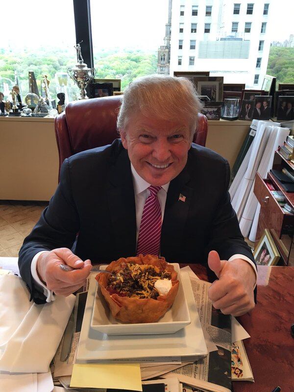 Donald Trump posted this. He loves Hispanics.