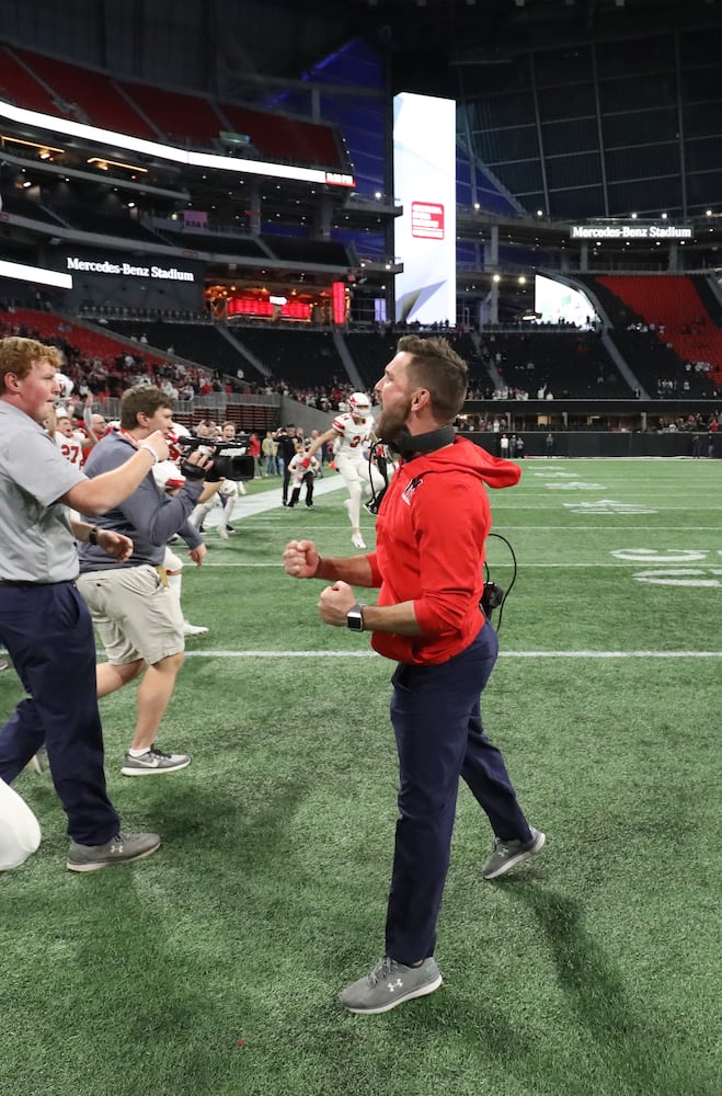 Photos: Day 2 of HS state title games at Mercedes-Benz Stadium