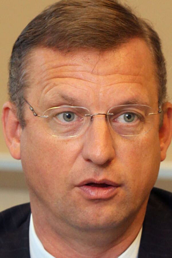 JUNE 7, 2013-ATLANTA:Photo of Congressman Doug Collins during an AJC Editorial Board meeting in Atlanta on Friday June 7th, 2013. PHIL SKINNER / PSKINNER@AJC.COM
editor's note: CQ