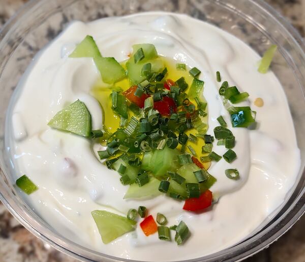 Labne yogurt dip from Taza Foods. Courtesy of Taza Foods