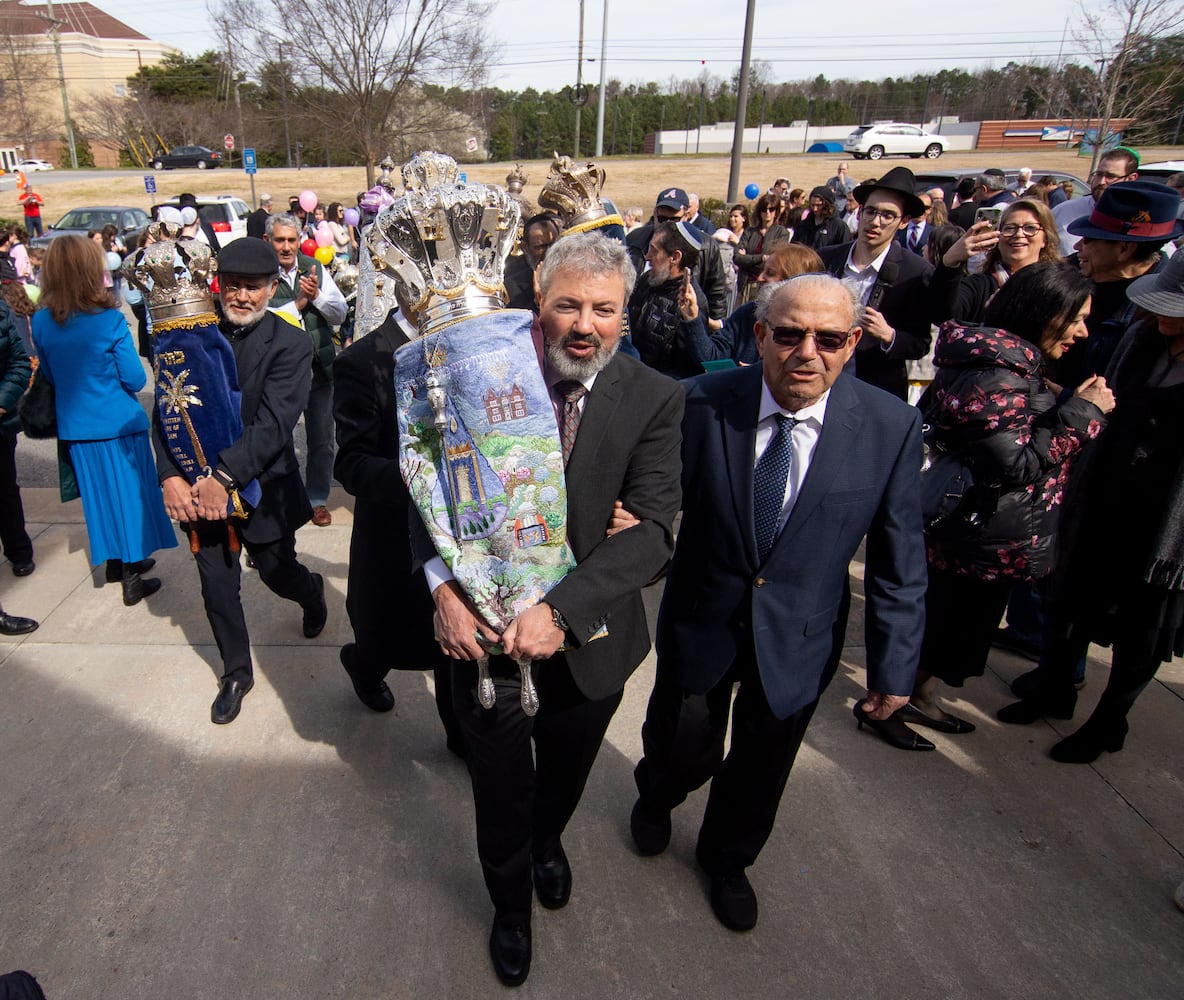 PHOTOS: Celebrating special Torah in Cobb