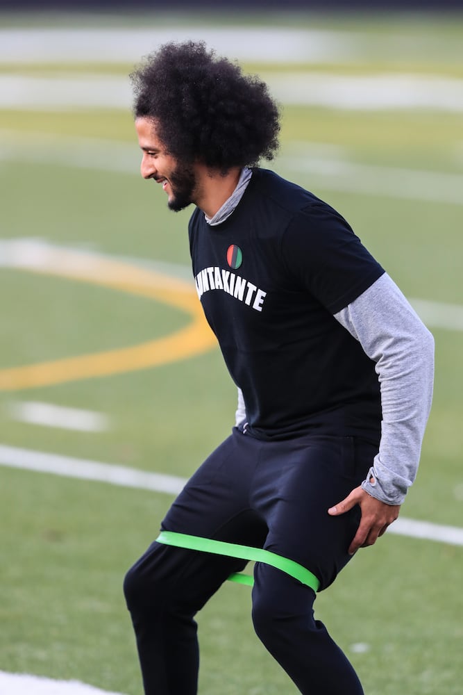 Photos: Colin Kaepernick works out in Atlanta