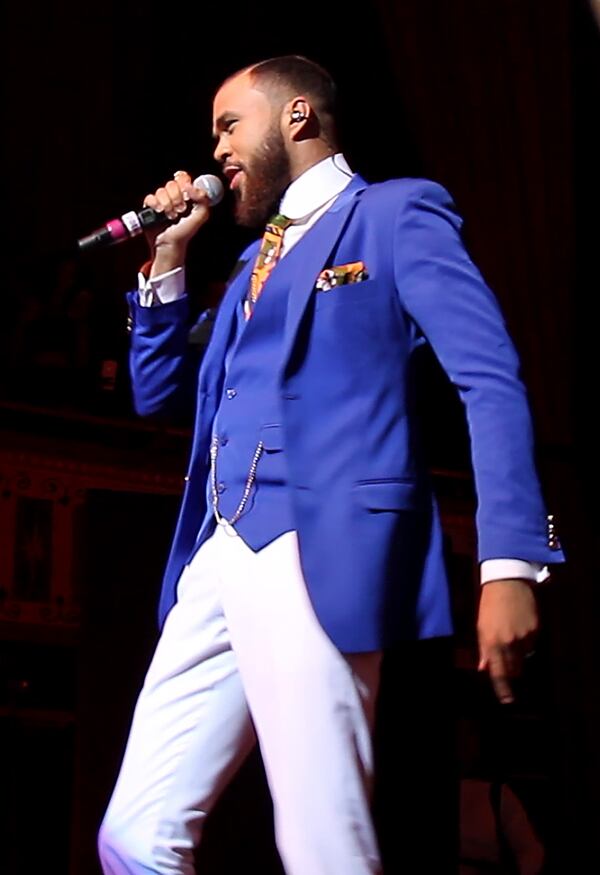 Jidenna exemplified why he's a "Classic Man." Photo: Ryon Horne/AJC.